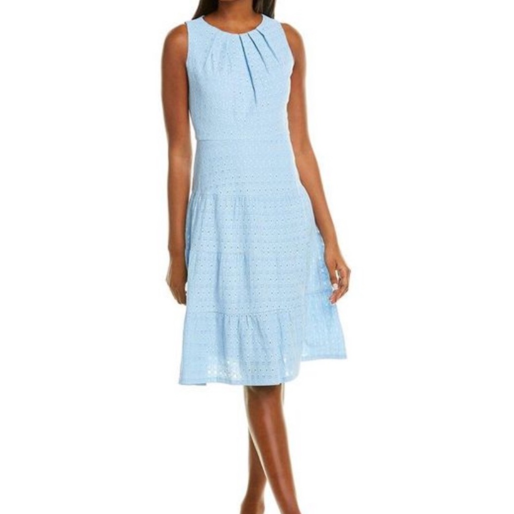 NWOT Tiered Lace Midi Dress